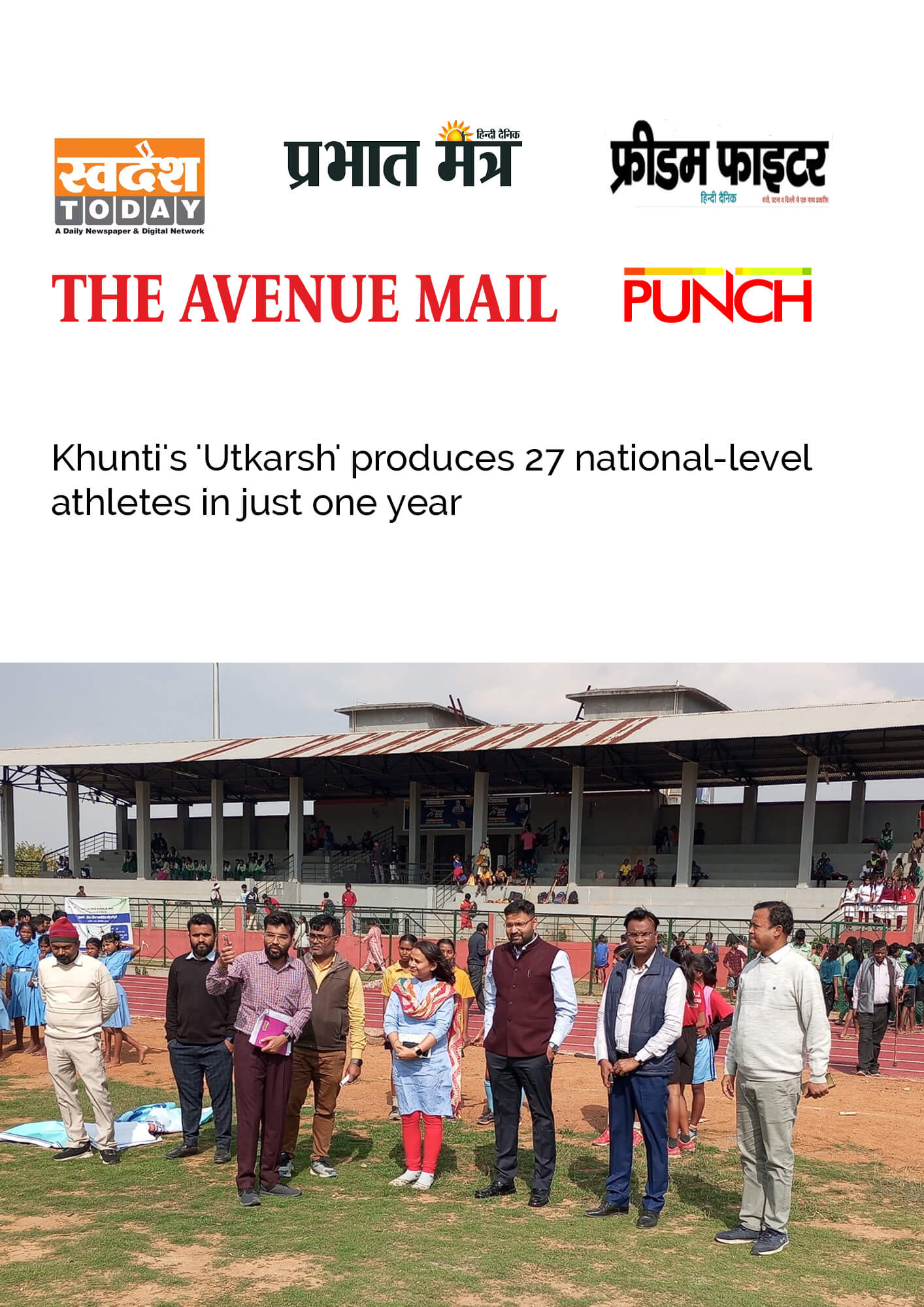 Khunti's 'Utkarsh' produces 27 national-level athletes in just one year